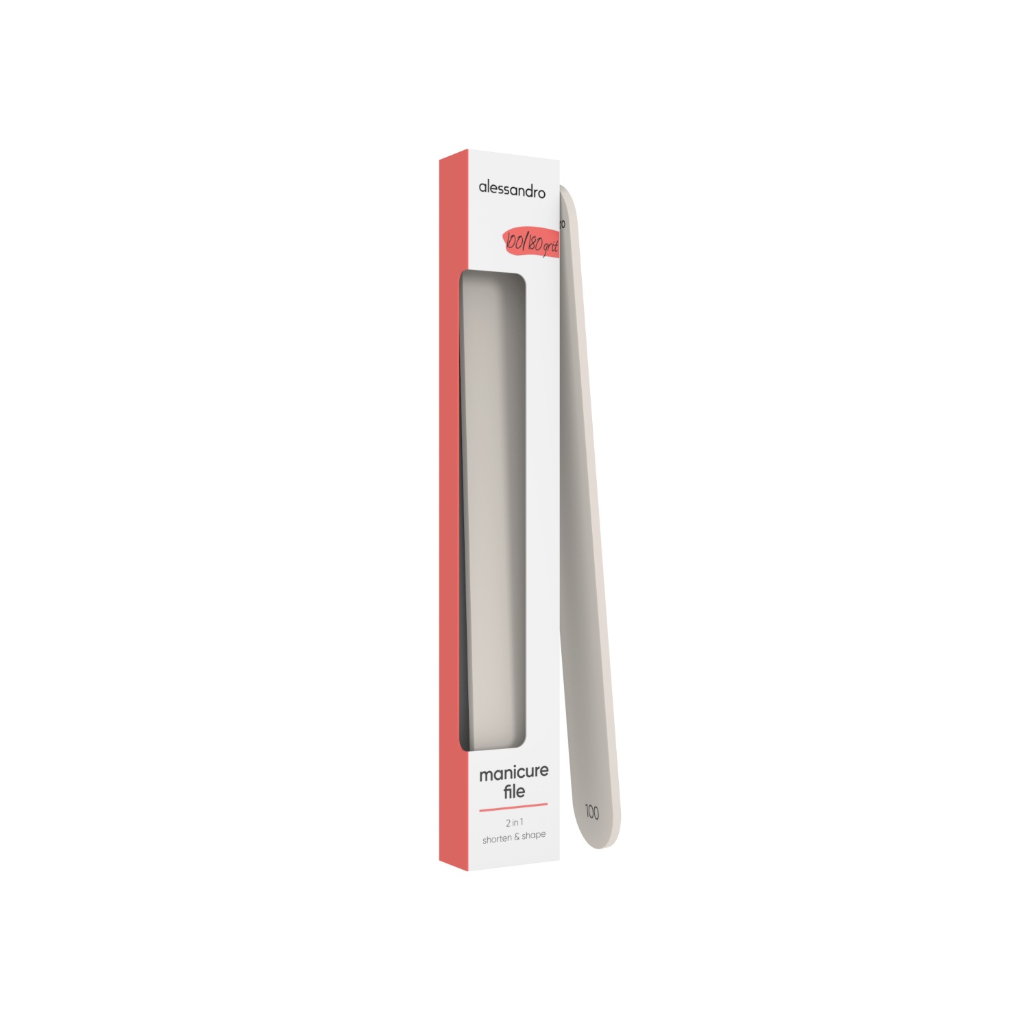 Пилочка для ногтей manicure file Alessandro, количество 1 шт. — фото 2
