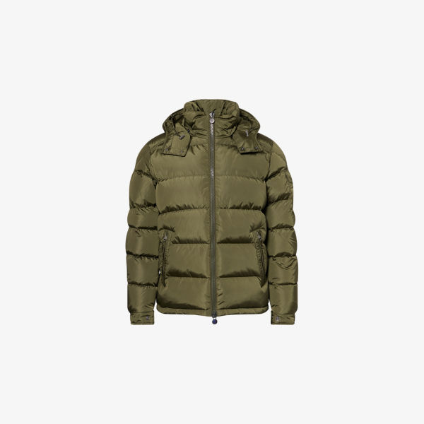 

Утеплённая нейлоновая пуховая куртка Maya Moncler, оливковый