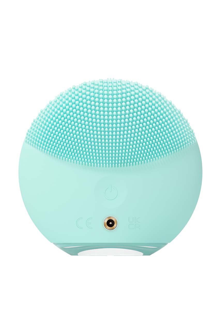 Двусторонний очищающий массажер для лица FOREO LUNA 4 Mini, цвет turchese — фото 3
