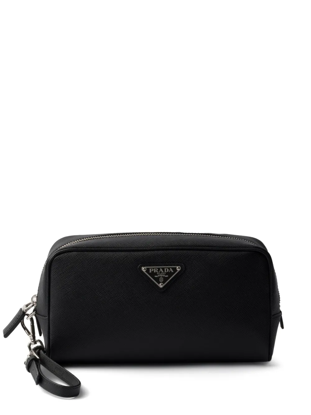 

Клатч из сафьяновой кожи Prada, черный