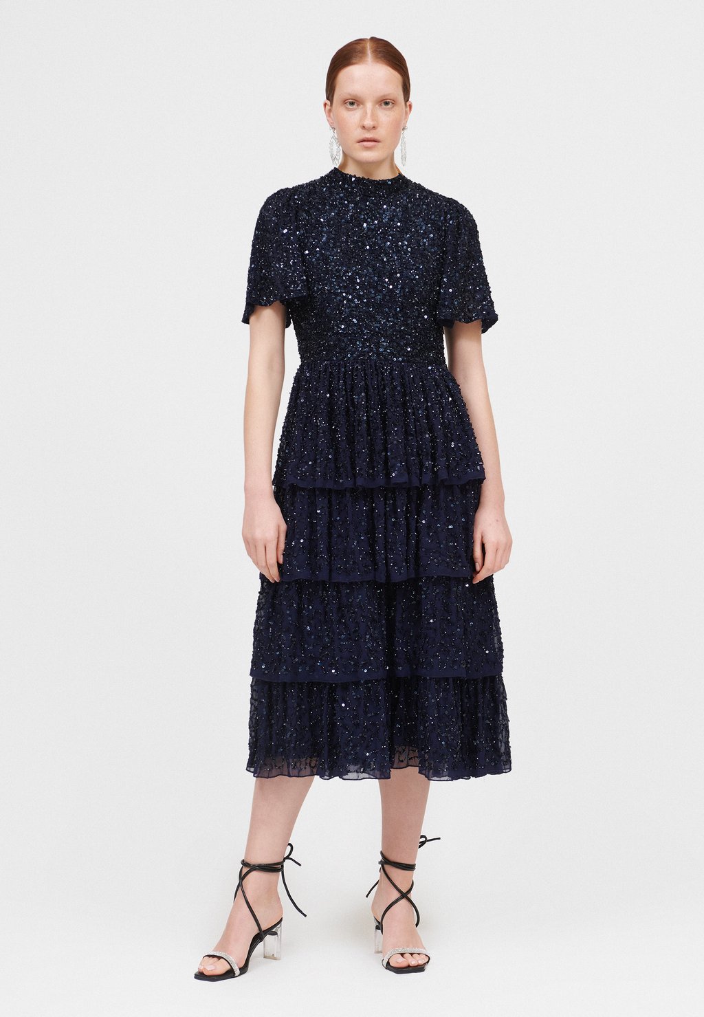 

Коктейльное/вечернее платье EMBELLISHED SEQUINS BEAUUT, темно-синий