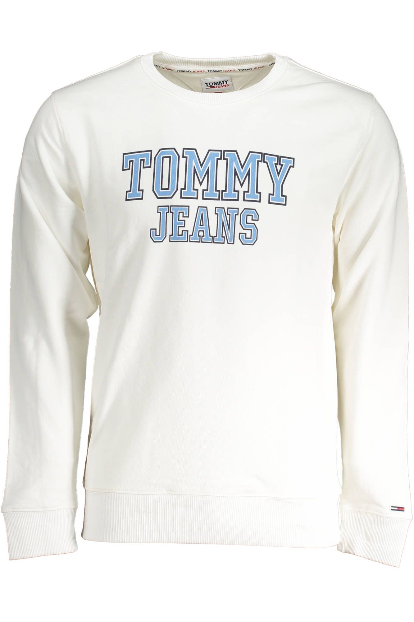 

Белый хлопковый мужской свитер Tommy Hilfiger