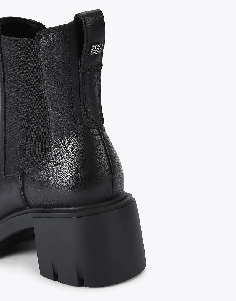 Ботинки средней высоты KG Kurt Geiger True из черной кожи — фото 3