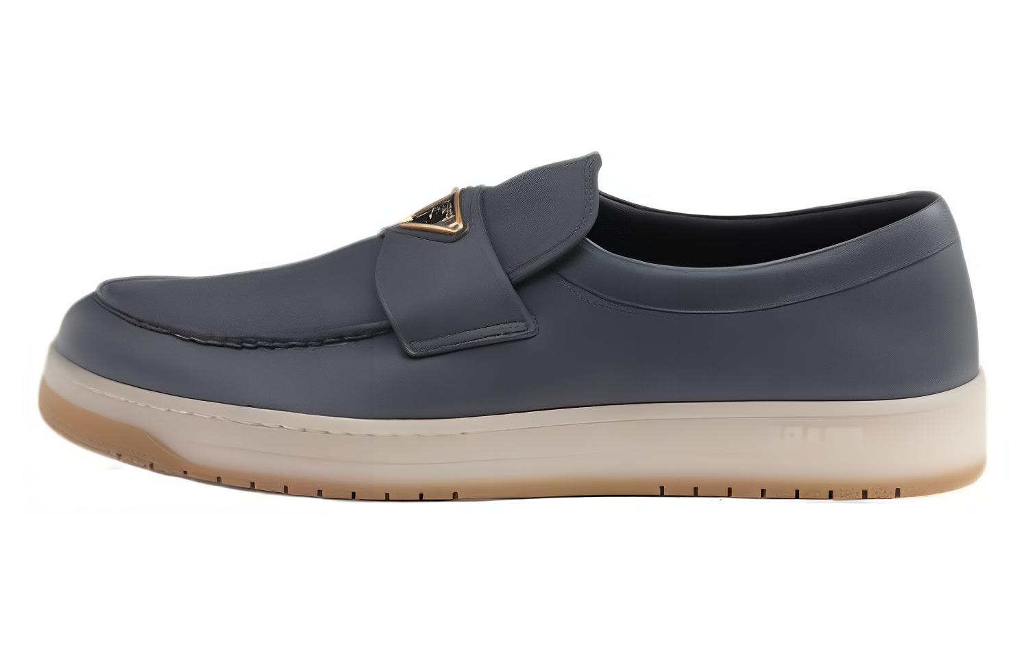 

Лоферы мужские, цвет морской волны PRADA, Sea Blue
