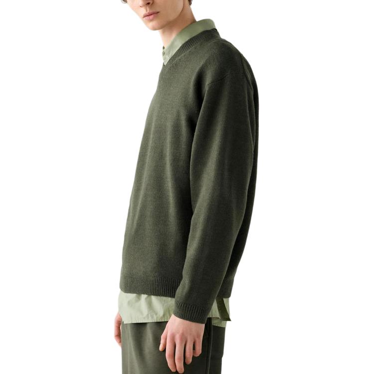 

C Collection Свитер унисекс Темно-оливковый UNIQLO