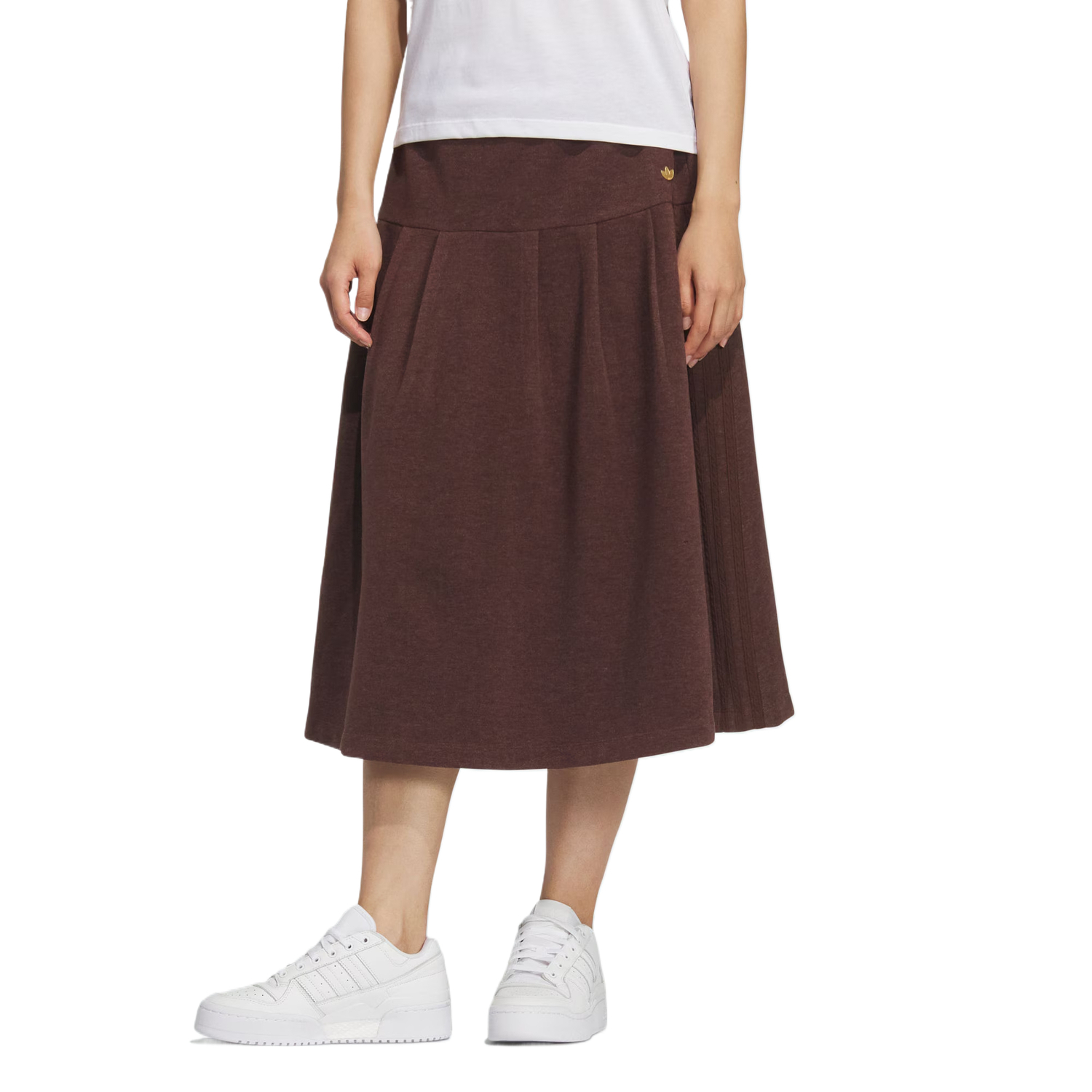 Повседневная длинная юбка женская Adidas Originals, Reddish Umber — фото 3