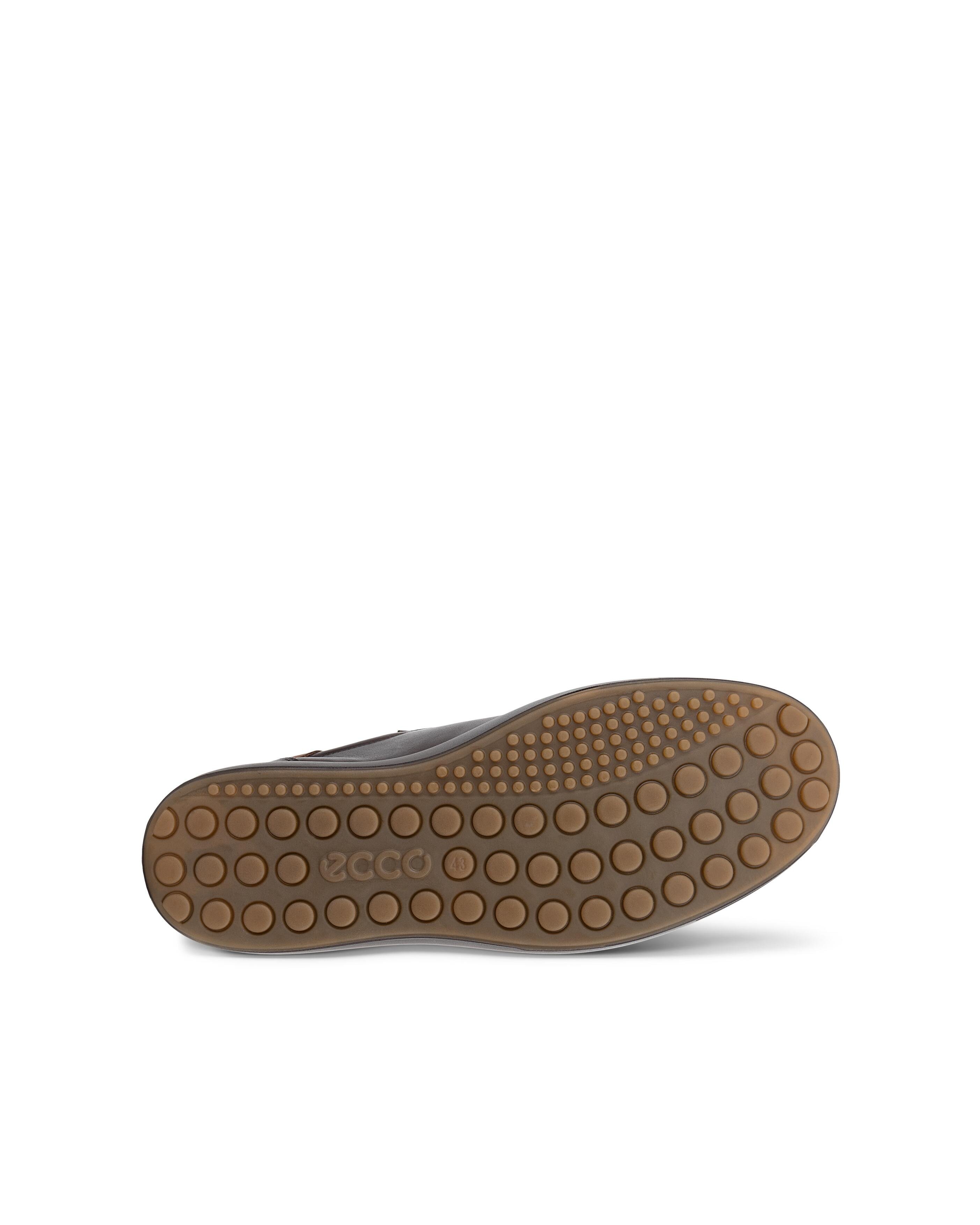 Кроссовки Easy Slip SOFT 7 из натуральной кожи, легкие и высококачественные ECCO, MOCHA/COCOA