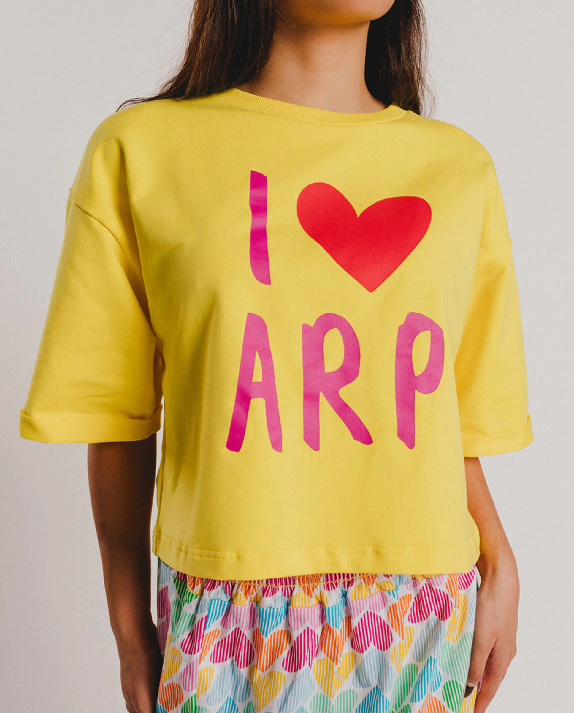 

Женская футболка оверсайз от Agatha Ruiz de la Prada, желтый