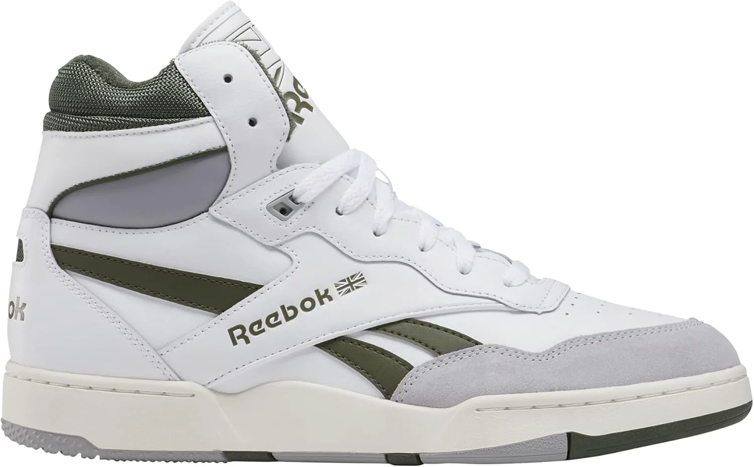 

Женские кроссовки Reebok BB 4000 II Mid, белый/серый/зеленый