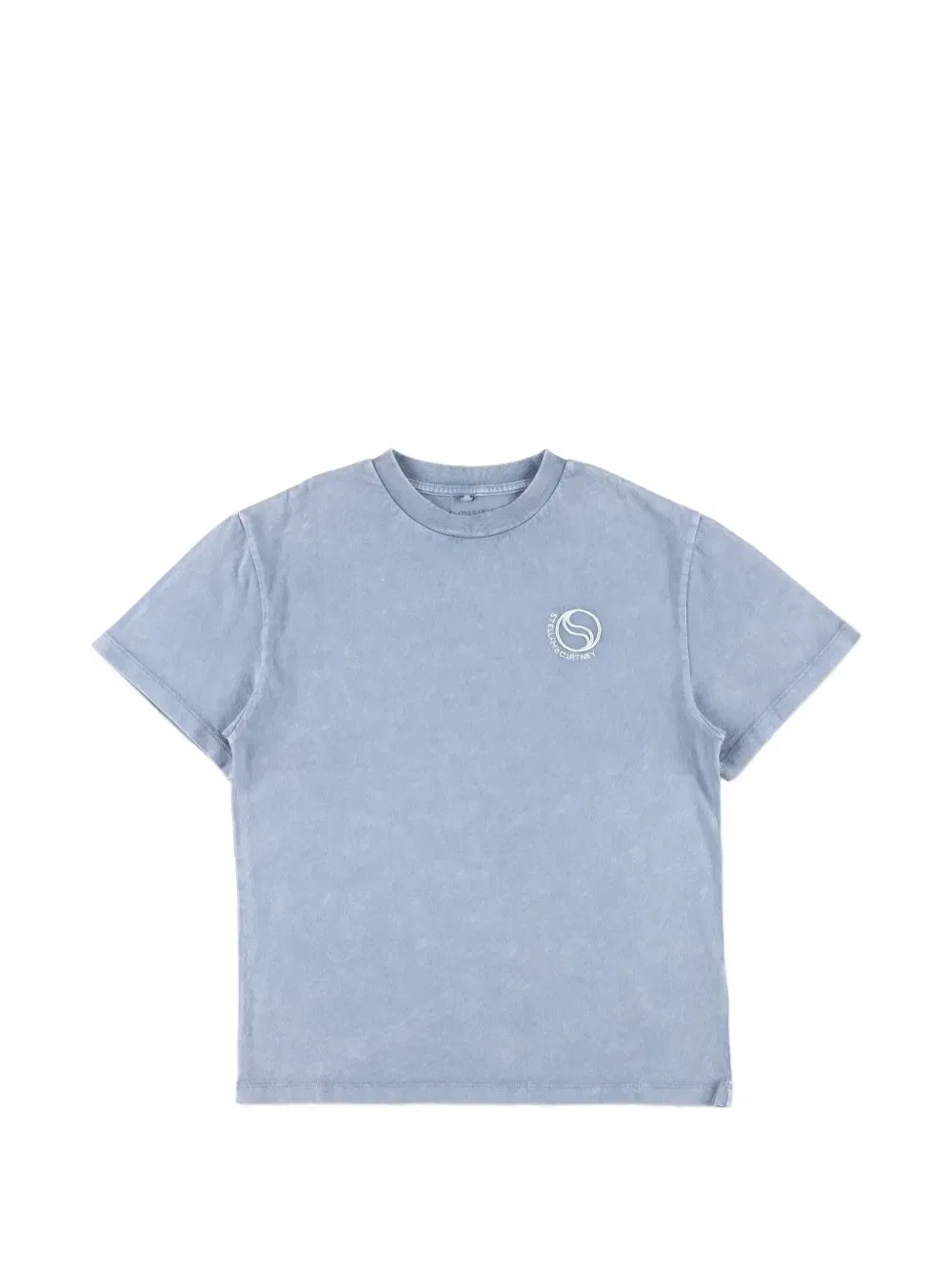 Футболка с логотипом Stella McCartney Kids, синий