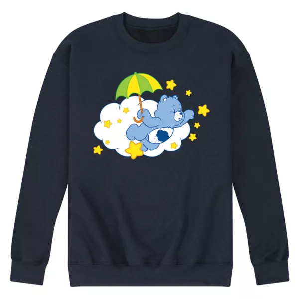 

Мужская толстовка с капюшоном Care Bears Grumpy с принтом зонтика Licensed Character, синий