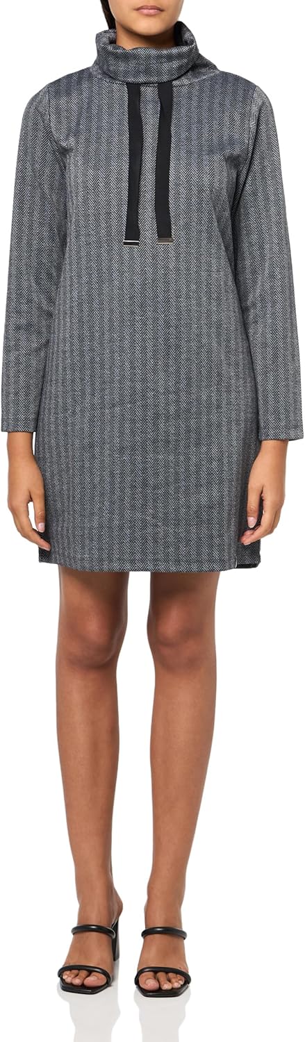 

Женское платье Tommy Hilfiger с длинными рукавами и вырезом-хомутом, Charcoal Heather