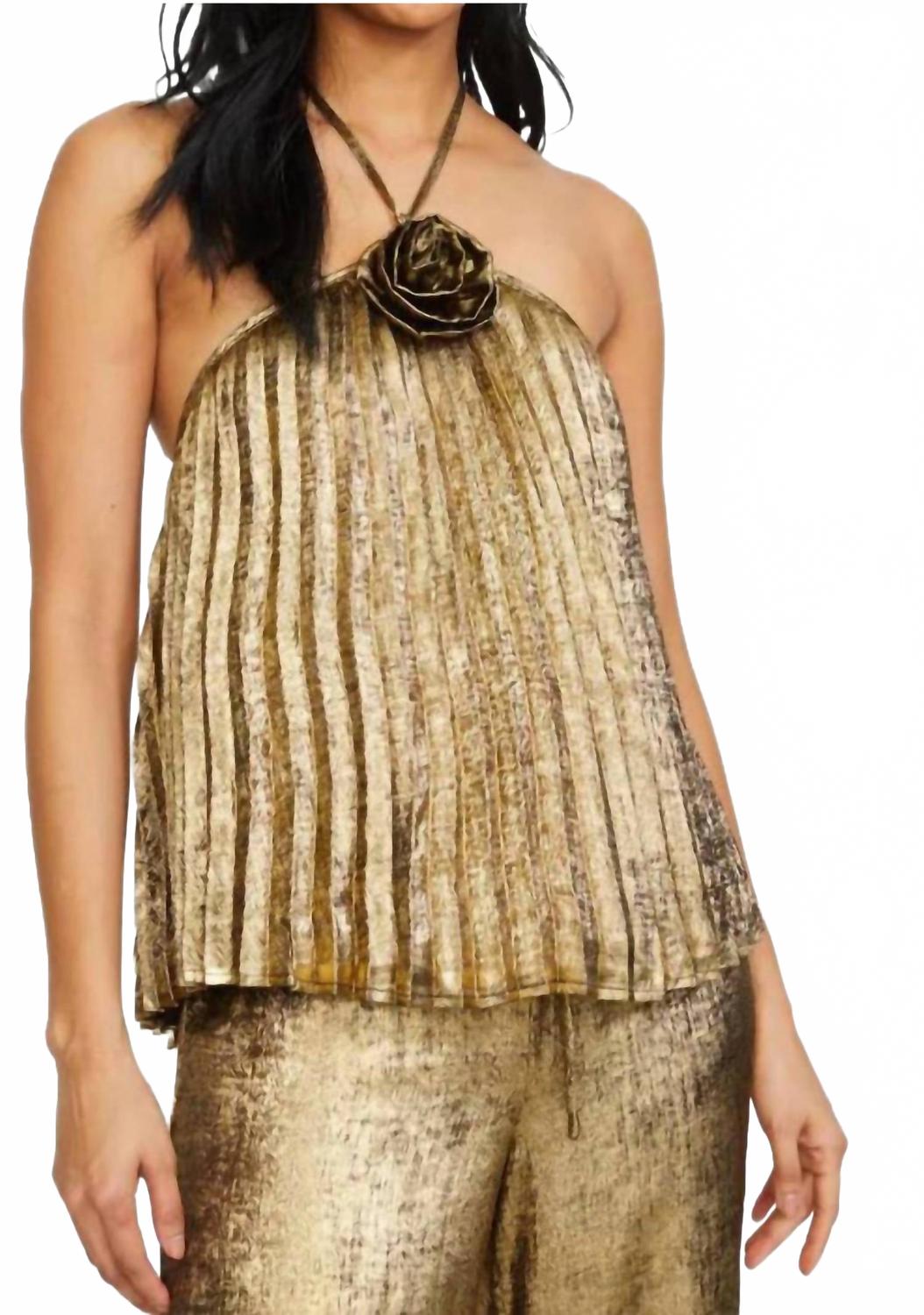 

Stellah Майка «Розовый» золотистого цвета