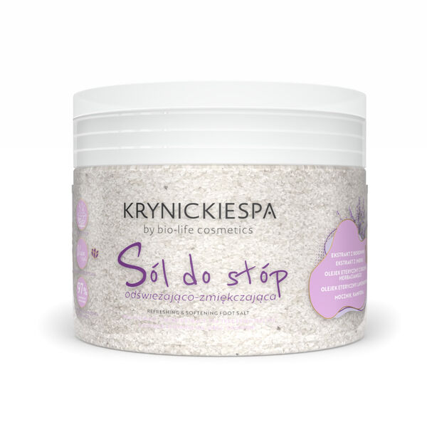 

Освежающая и смягчающая соль для ног, 500 г Krynickie Spa