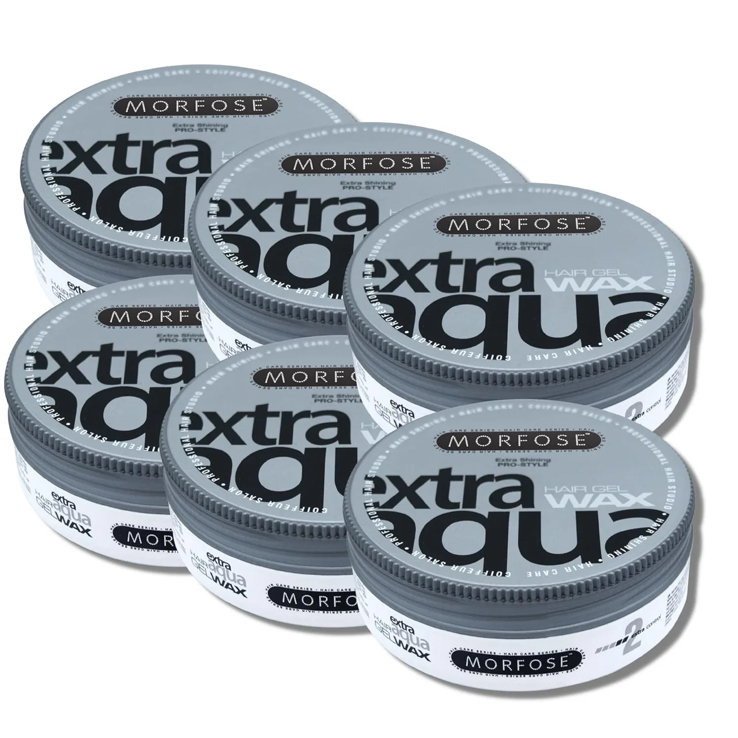 Гель-воск для волос Morfose Hair Gel Wax Extra Aqua, 175 мл (6 шт.) Morfose