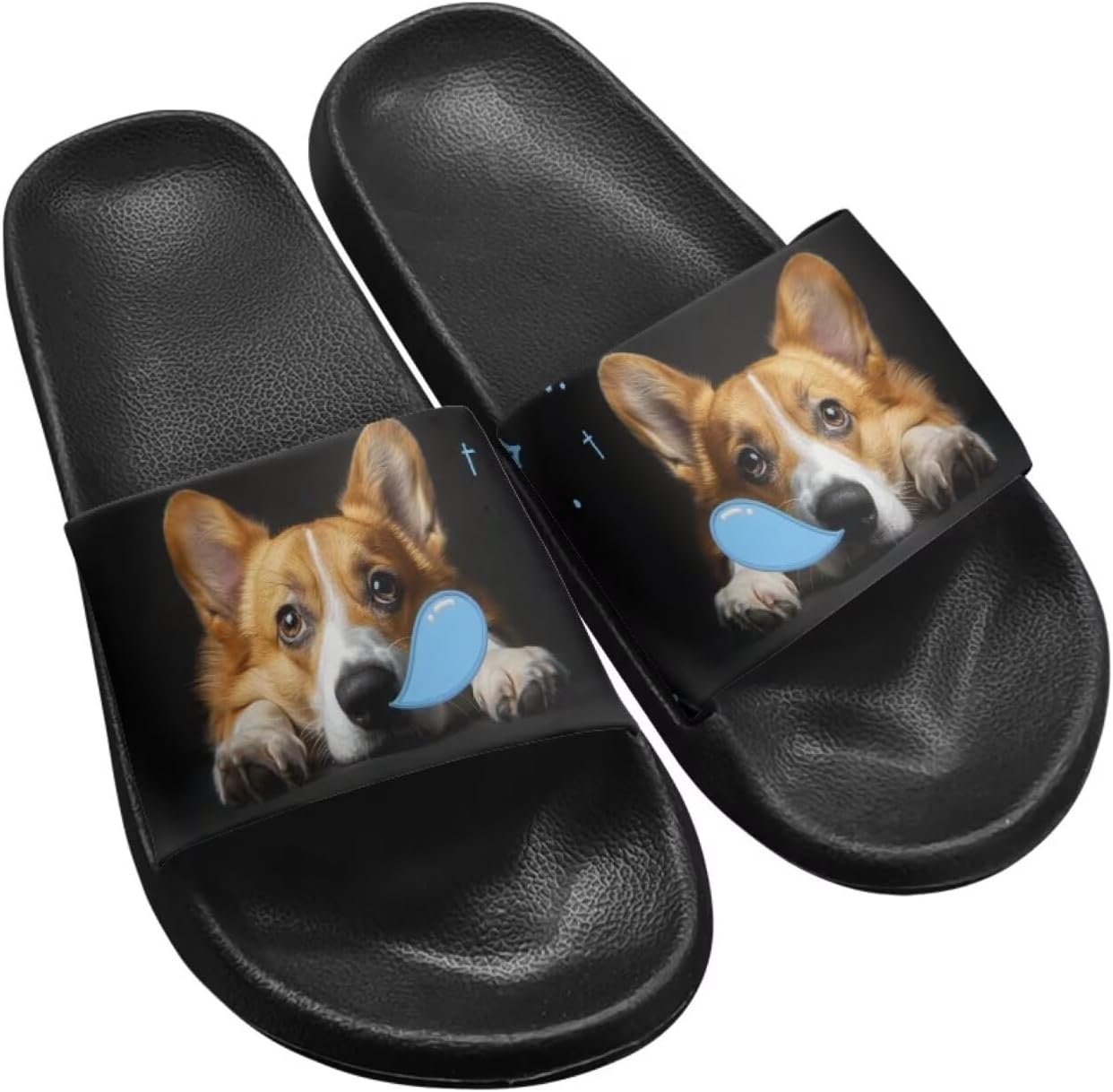 

Шлепанцы для женщин и мужчин, с мягкой подошвой, пляжные, бассейные, для душа, легкие, для дома и улицы Getelinseng, Corgi