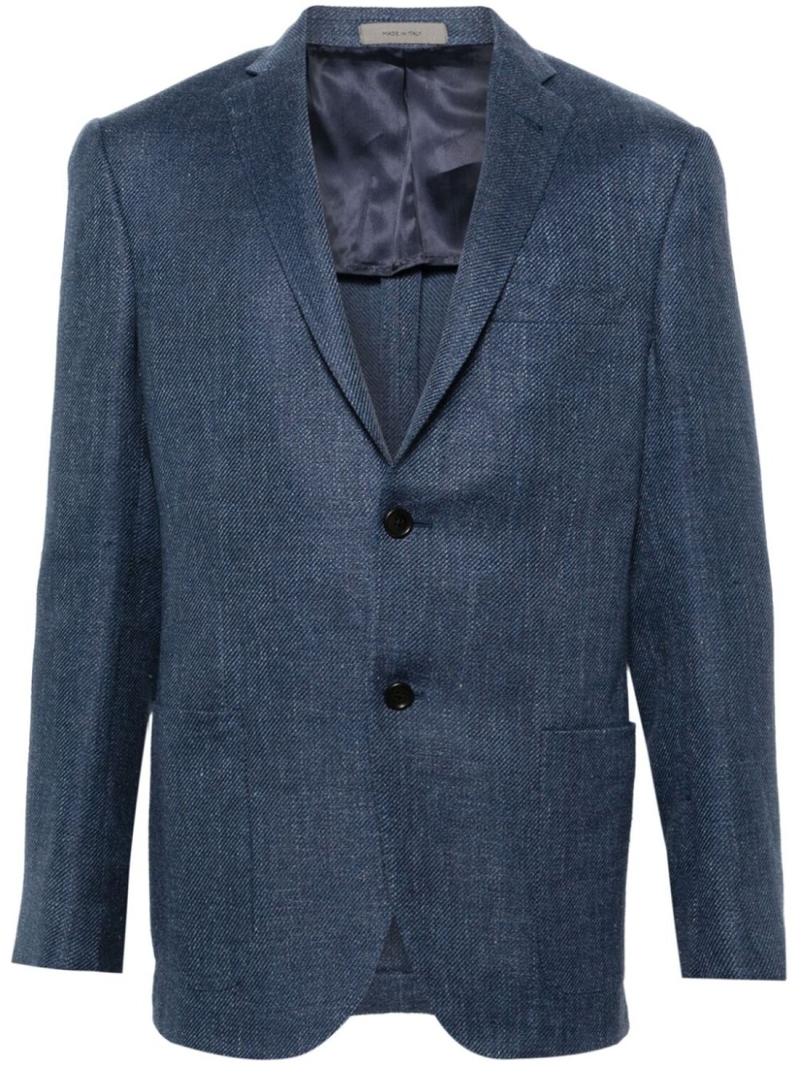 

Corneliani твиловый однобортный пиджак, синий