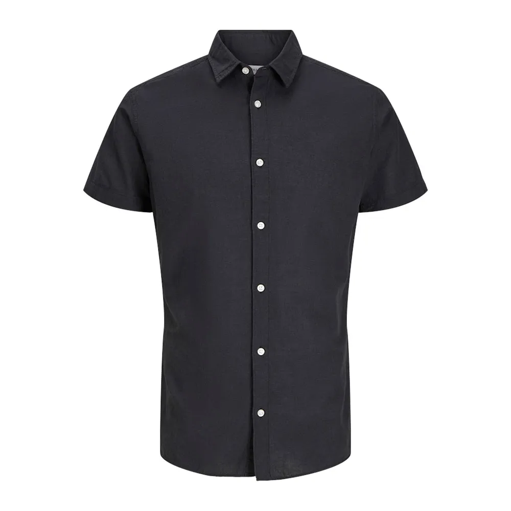 

Рубашка с коротким рукавом Jack & Jones Breeze Linen Blend, черный