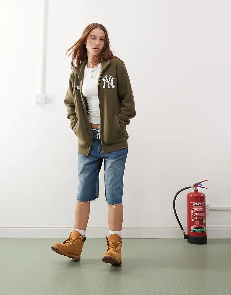 

Спортивная куртка NY Yankees цвета хаки 47 Brand