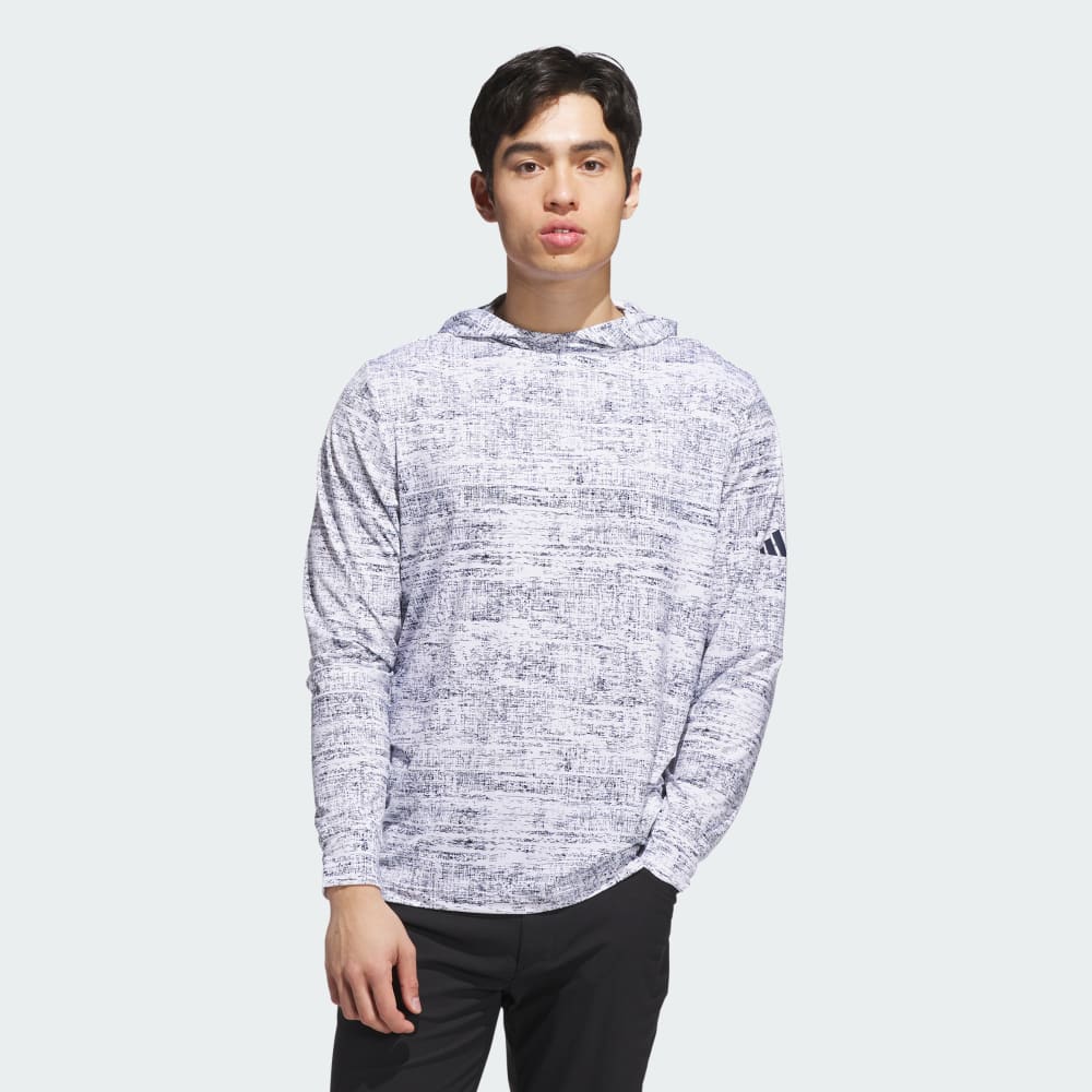 

Спортивное худи Adidas Performance Printed Lightweight Hoodie, цвет White/Collegiate Navy