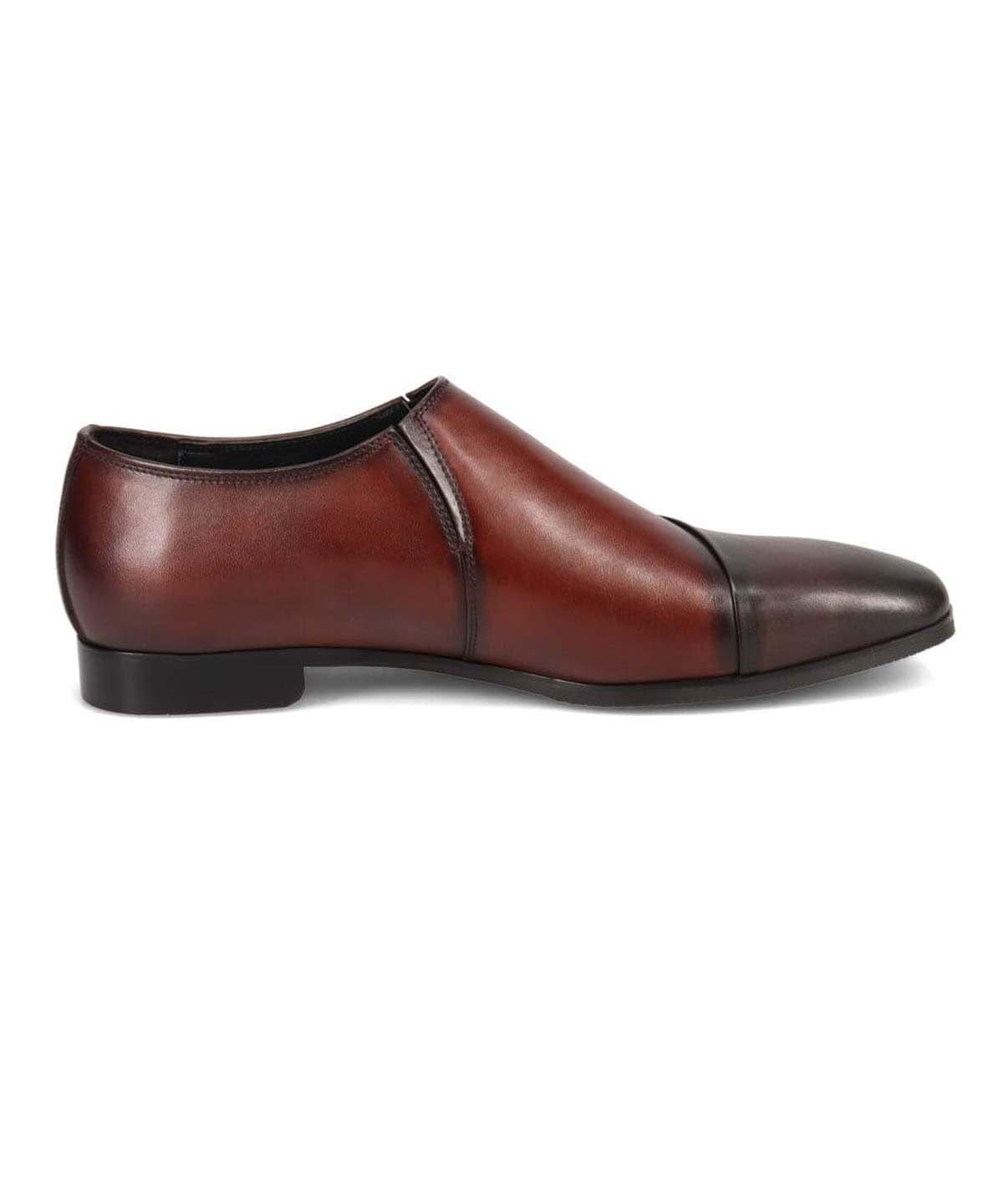 Мадрасские восстановительные туфли без шнурков Madras, Dark Brown/Dark Gray — фото 4