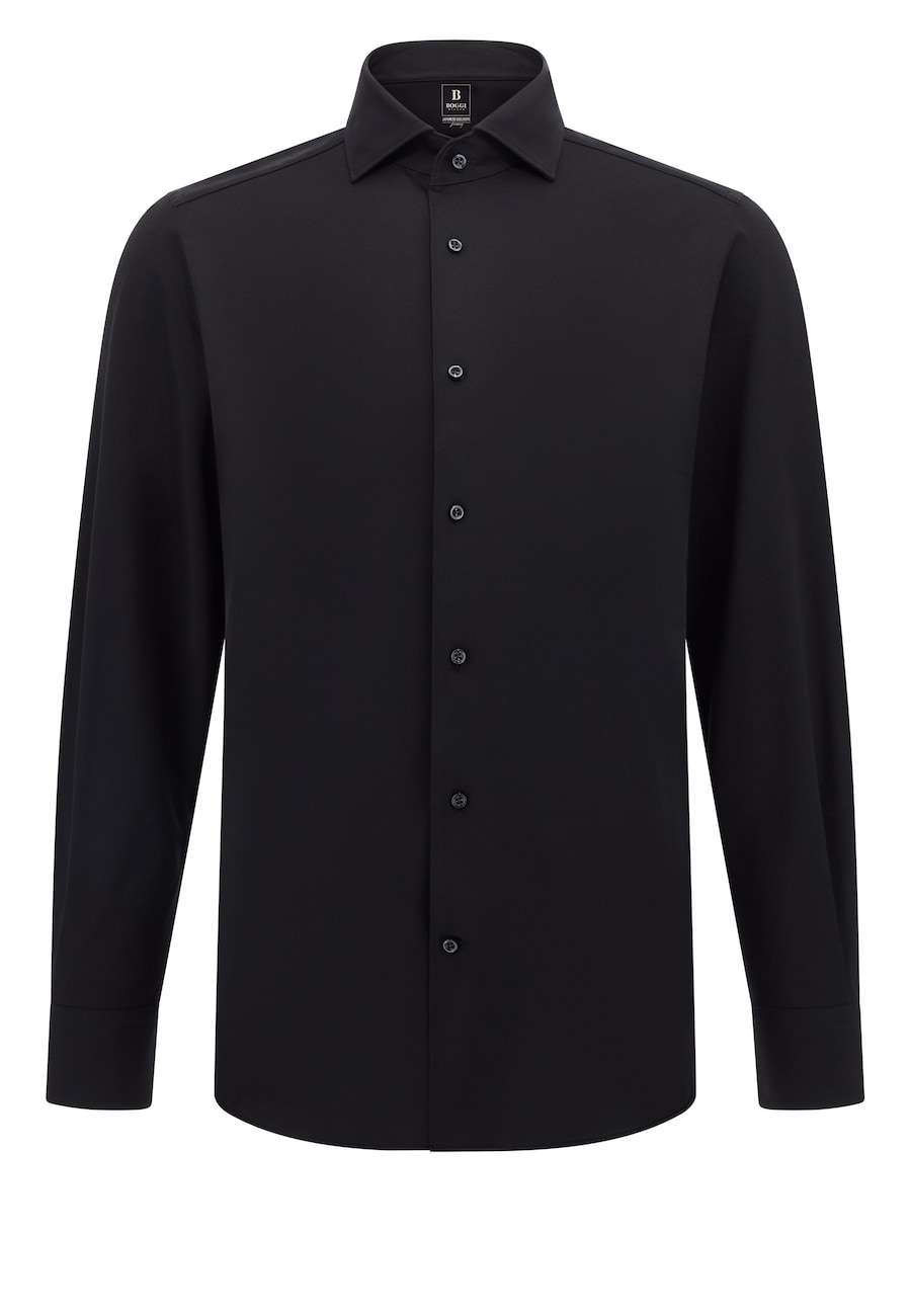 

Рубашка на пуговицах классического кроя Boggi Milano, черный