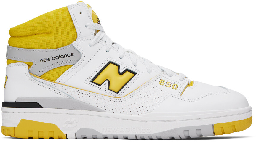 

Кроссовки New Balance 650, белый/серый/желтый
