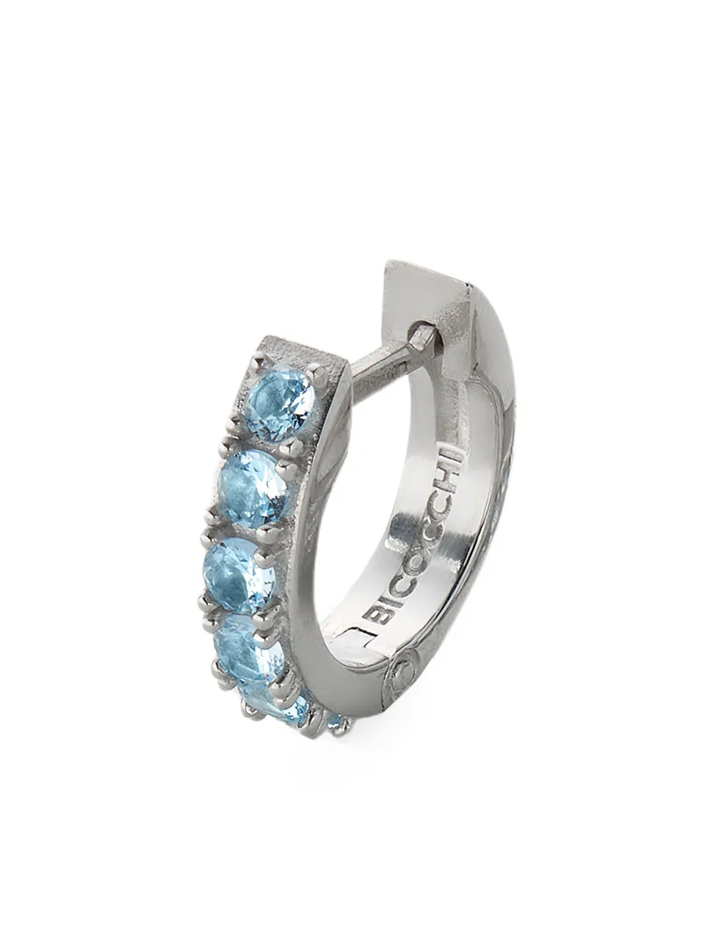 

Украшенная серьга-кольцо Emanuele Bicocchi, серебристый