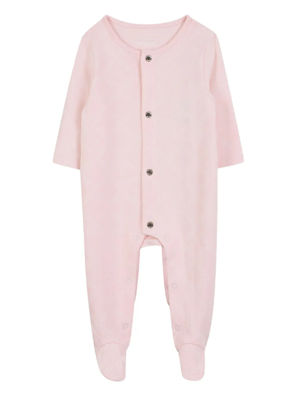 Комплект для новорожденного с узором MK Empire Michael Kors Kids, розовый — фото 4