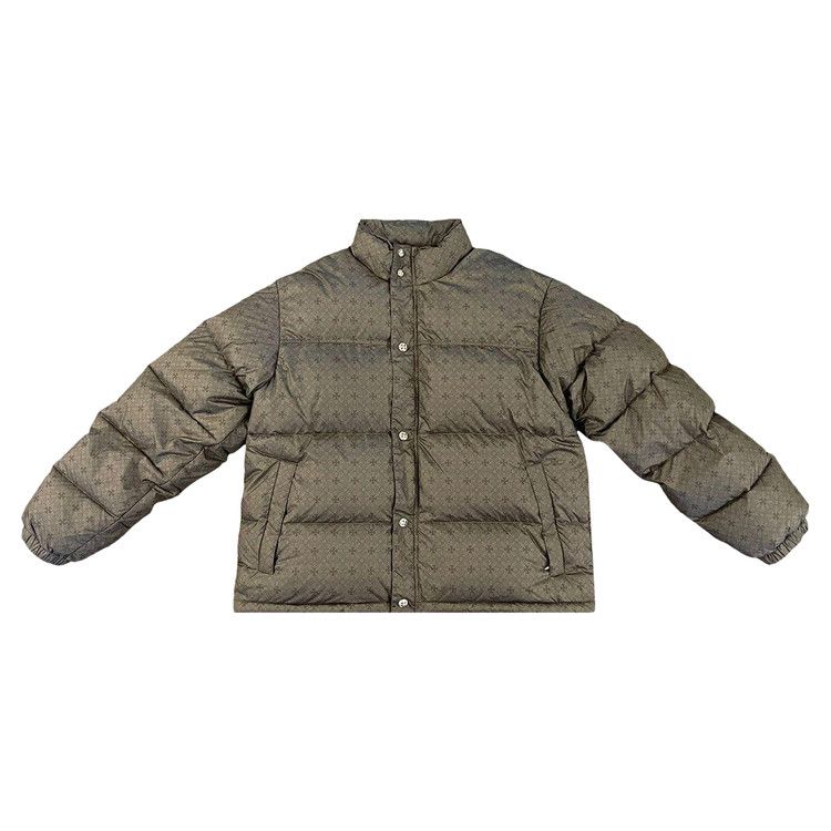

Куртка Chrome Hearts Monogram Print Puffer Jacket, Olive