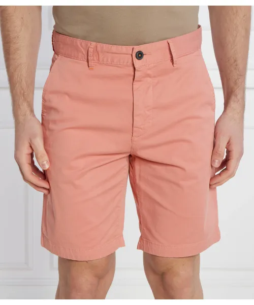 

Шорты Slim fit Boss Orange, розовый