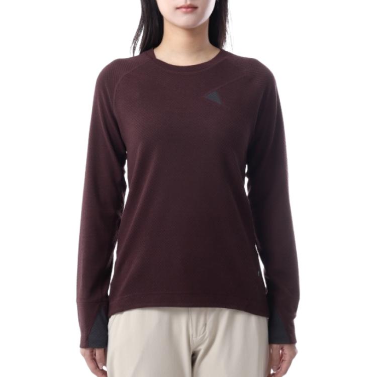 

Футболка женская с рукавом реглан быстросохнущая Klattermusen, красный