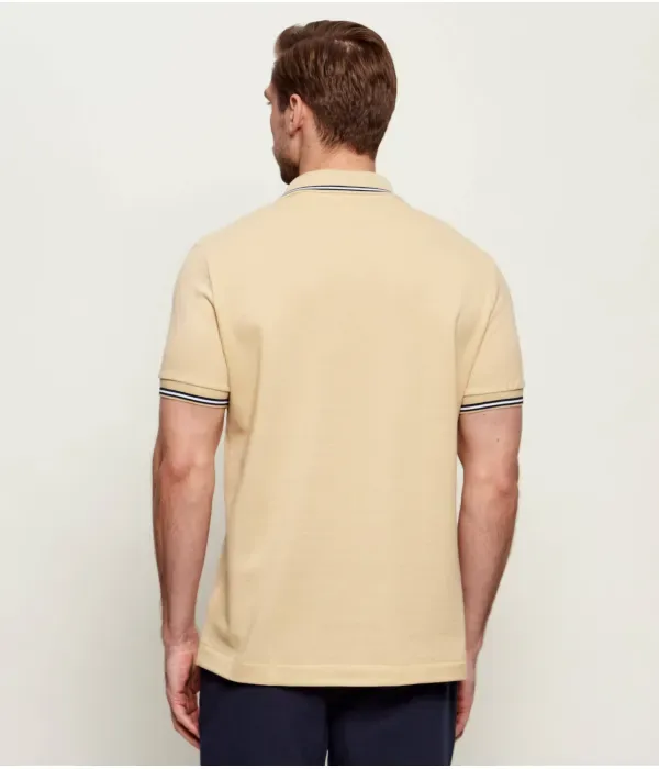 Футболка Lacoste Полюс, бежевый — фото 3