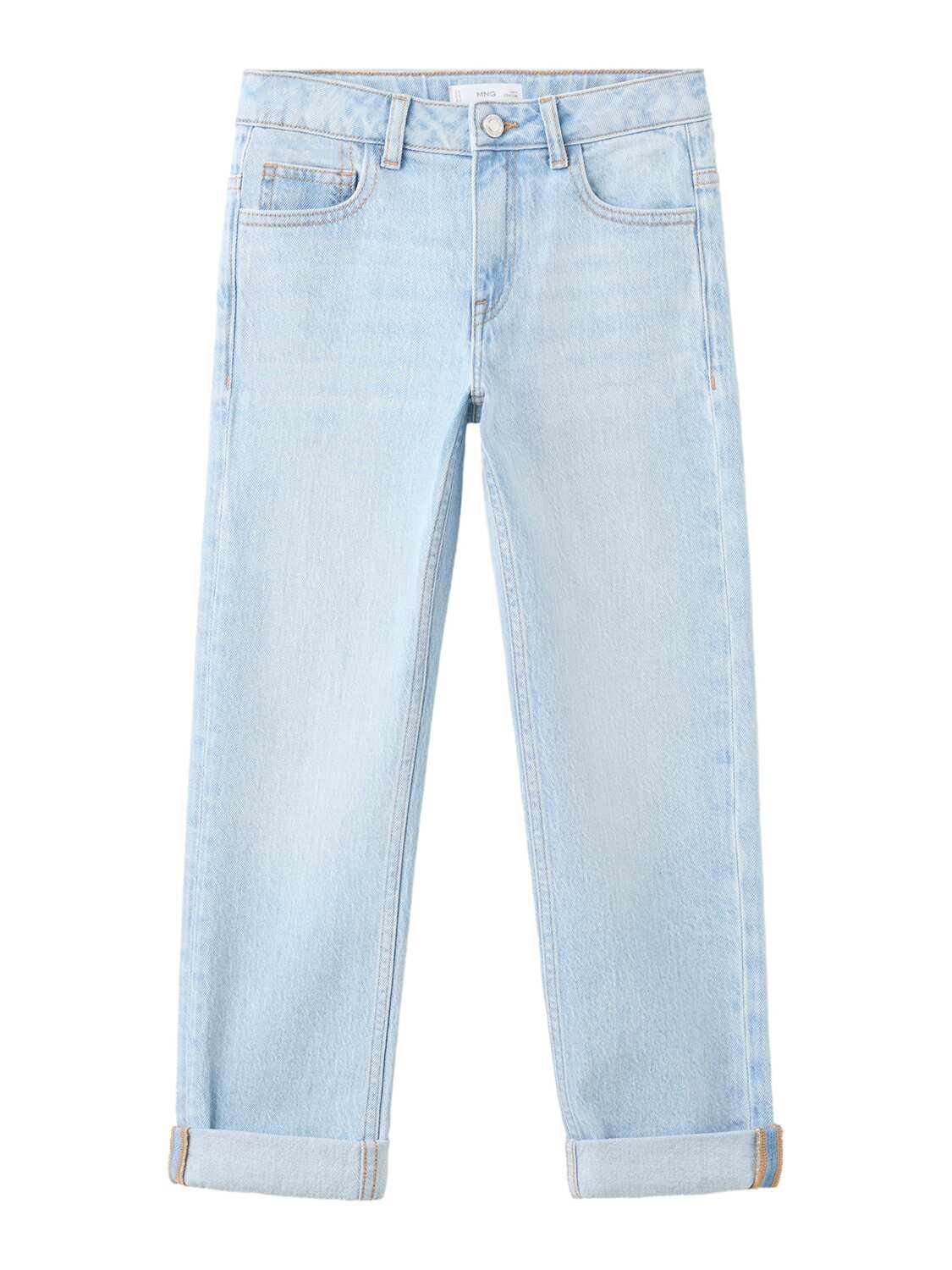 

MANGO KIDS Джинсы Regular в светло-голубом цвете