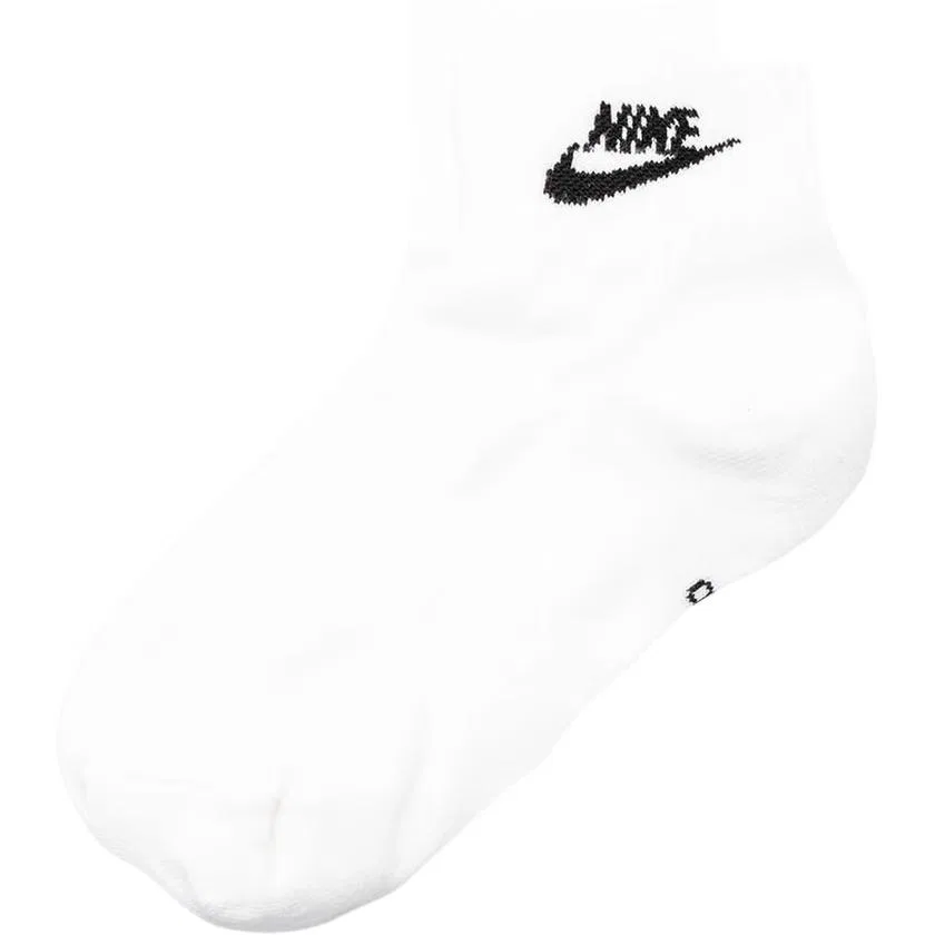 Носки Nike Unisex Crew Socks 3-Pack белые — фото 3