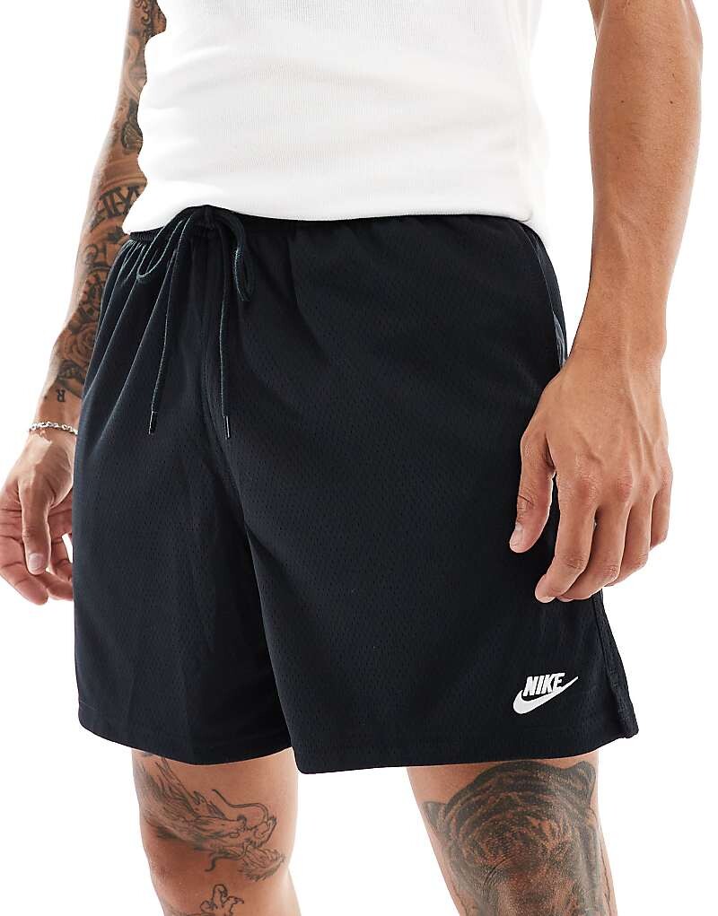 

Черные сетчатые шорты Nike Club