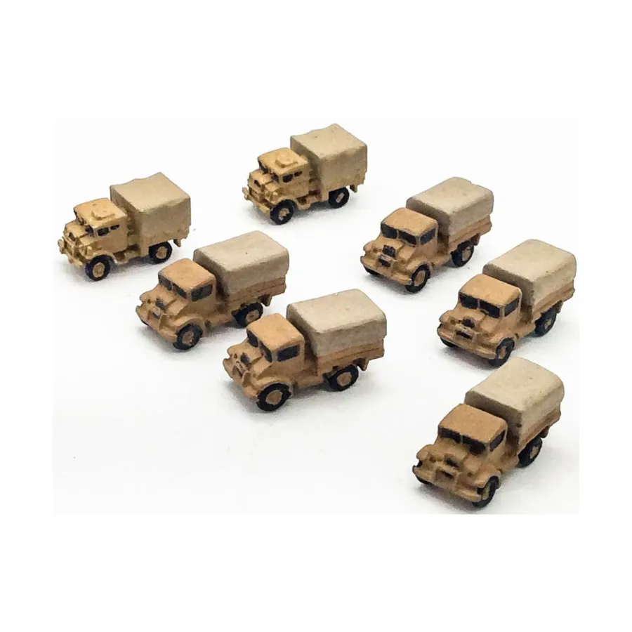 

Коллекция грузовиков CMP 15 CWT № 1, WWII Micro Armour - United Kingdom - Loose Miniatures (1:285)