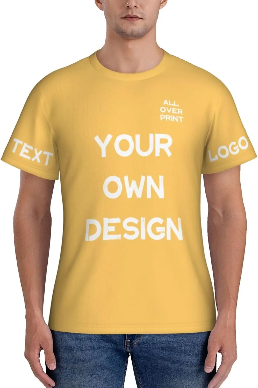 

Футболка с принтом Custom Shirt с логотипом и текстом