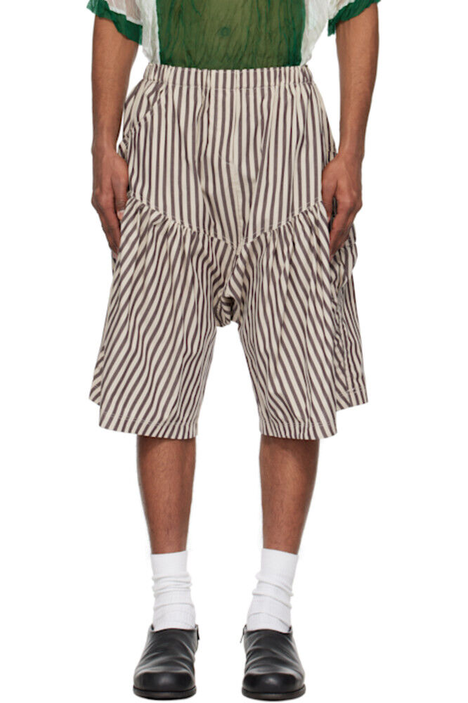 

Шорты из атласа Off-White & Brown SC103