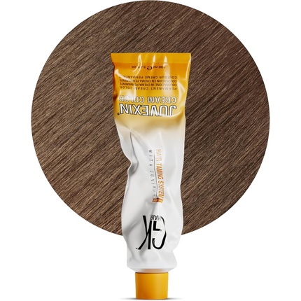 

GK HAIR Global Keratin Professional Hair Color Cream Tube 3.4 Fl Oz 100ml Питательные очищающие краски для укладки Высокоэффективный Стойкий Полуперманентный натуральный тонер-краска Naturals 7 Blonde