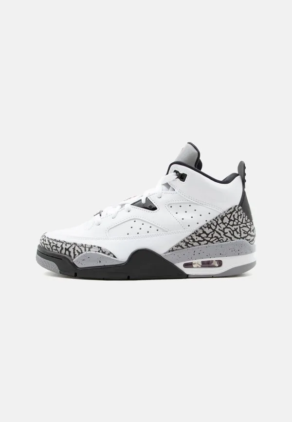 Высокие кроссовки son of mars Jordan, White/Gym Red/Black/Cement Grey