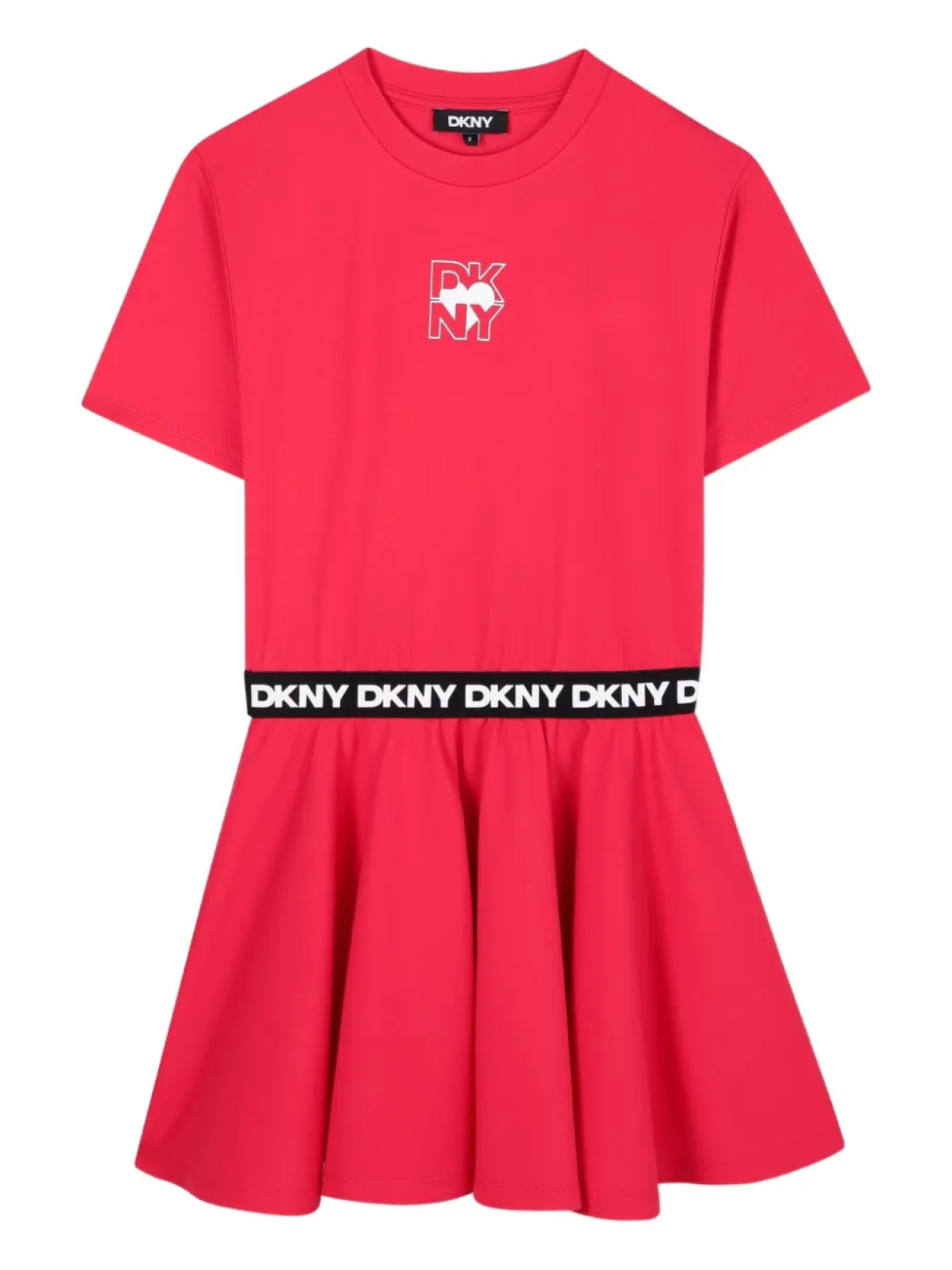 

Dkny Kids платье с логотипом, красный