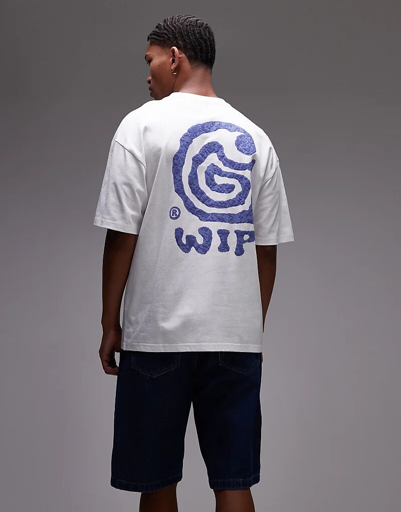 

Футболка Carhartt WIP Helix свободного кроя с мотивом белого цвета