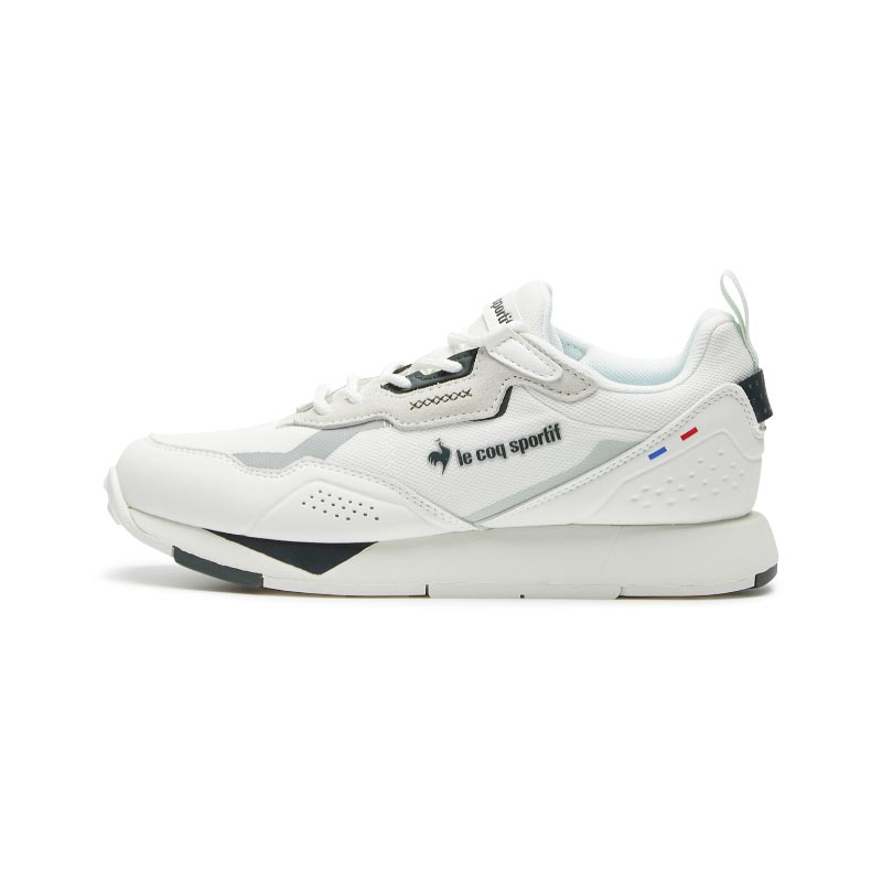 

French Roaster Абразивостойкие, Легкие и Дышащие Низкие Тренировочные Кроссовки Unisex Le Coq Sportif, белый/зеленый