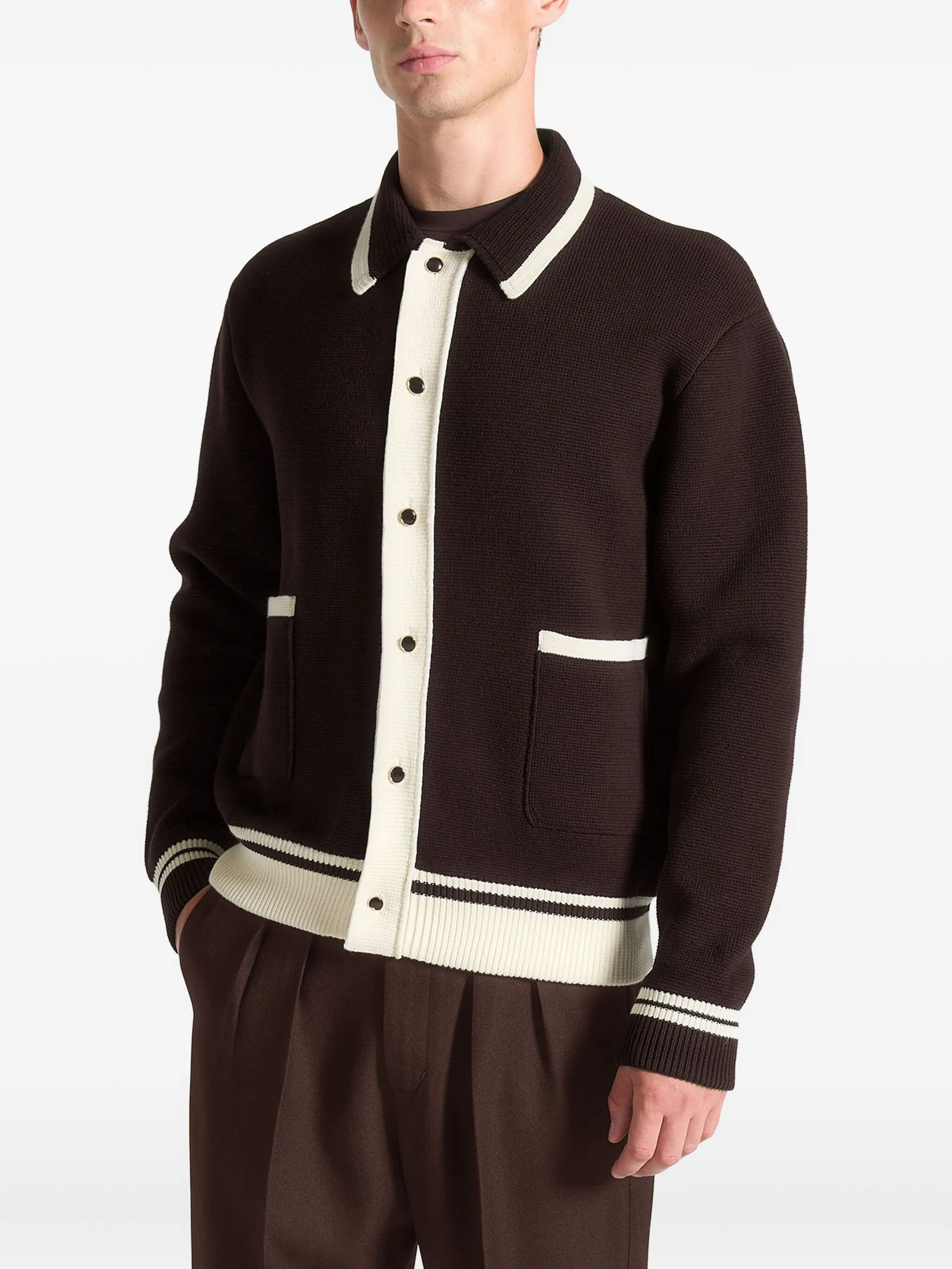 

Кардиган Julien с накладными карманами Manière De Voir, коричневый