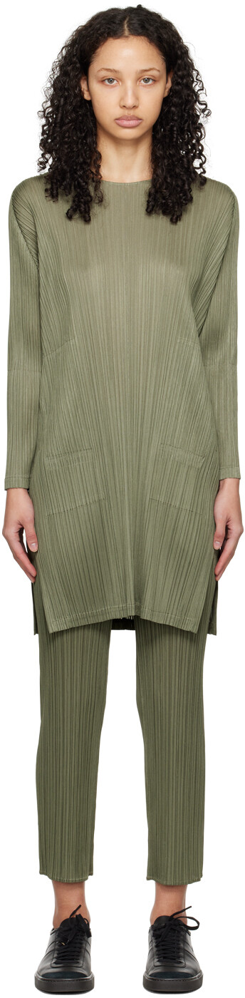 

Мини-платье Green Monthly Colors Январь Pleats Please Issey Miyake