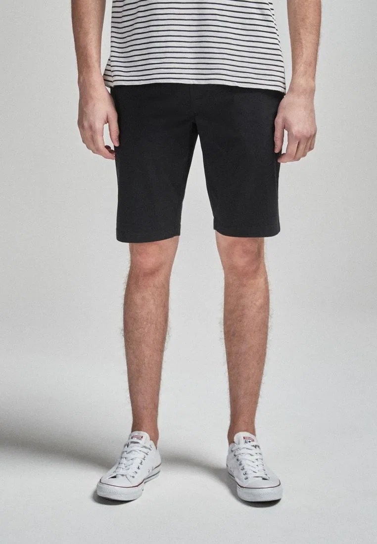Чино-шорты, stretch, мужские Next, черный