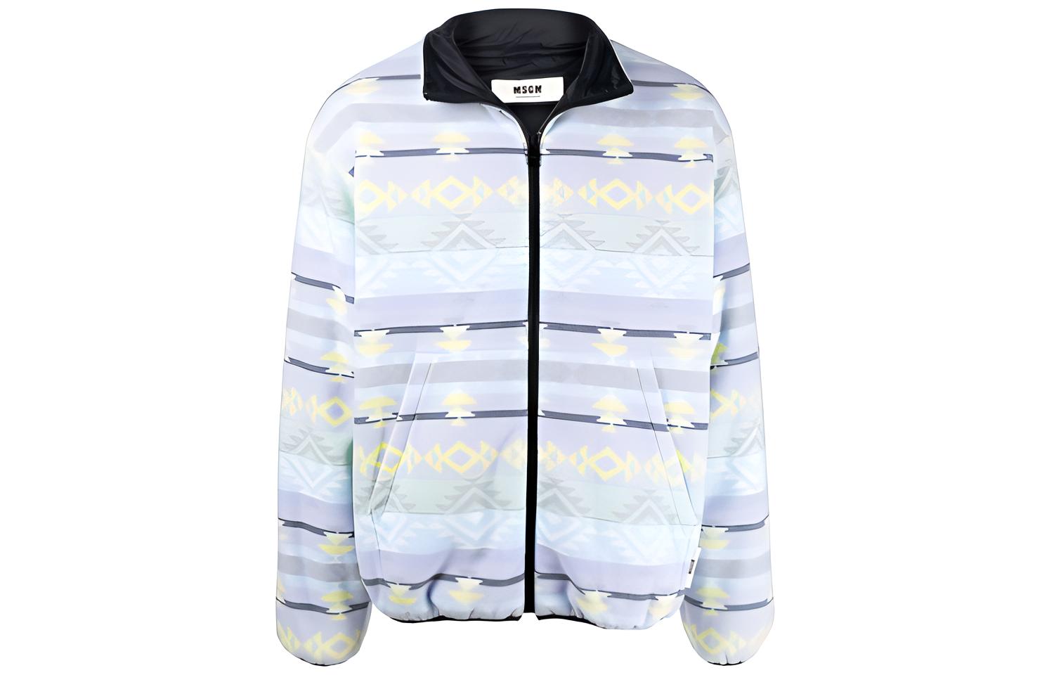 

MSGM Куртка с абстрактным принтом, Light Purple