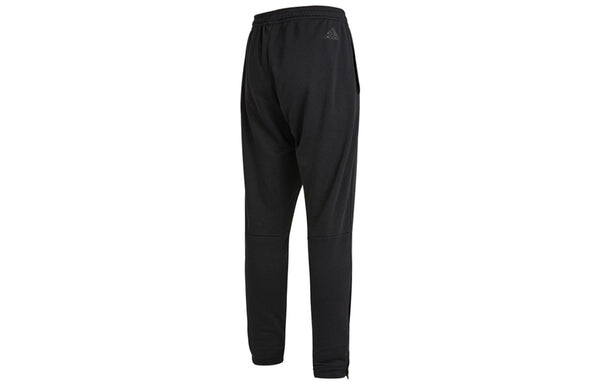 Спортивные штаны adidas Q3 Bluv Sere Pt Logo Printing Knit Breathable Sports Long Pants Black, мультиколор — фото 2