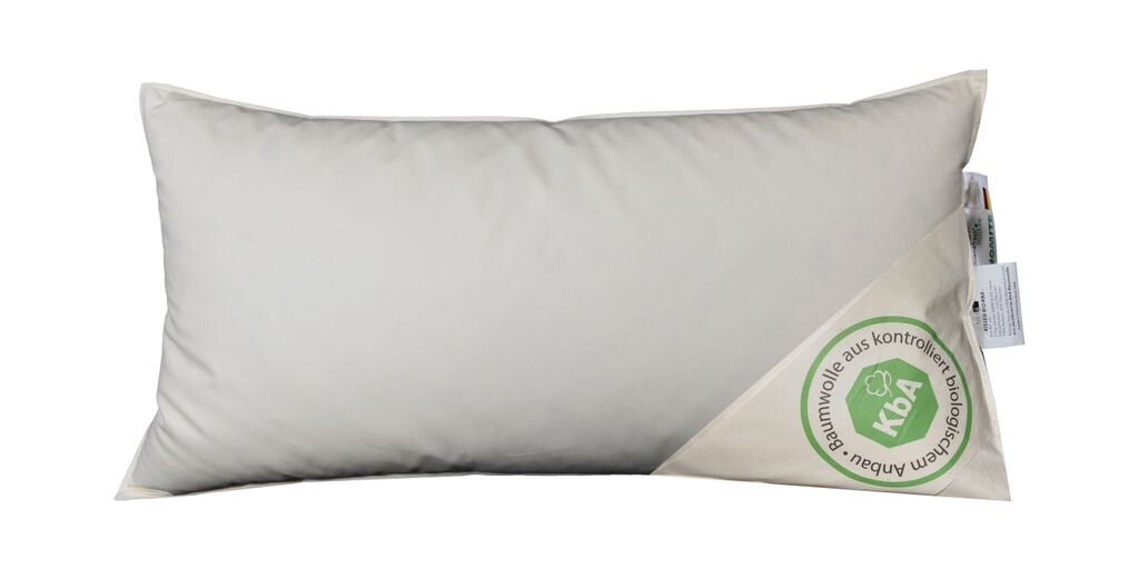 

Vita Schlaf Bio-Luxe-KBA ПУХОВАЯ ПОДУШКА Organic GEESE Немецкое качество, все размеры 30% ПУХ (40x80см EXTRA FIRM) Vitaschlaf